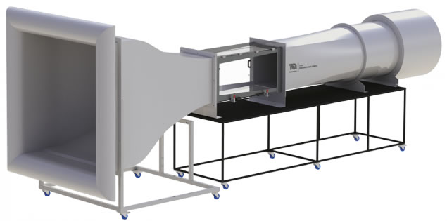 SOUFFLERIE SUBSONIQUE AVEC VEINE 600 MM