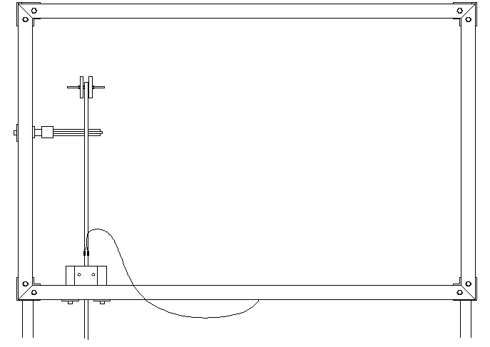 matériel pédagogique : Appareil didactique d'étude de la vibration d'une poutre cantilever verticale