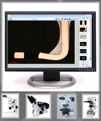 matériel pédagogique : Système d'acquisition et de mesure pour microscope, appareil photo ou duromètre avec logiciel d'analyse d'image